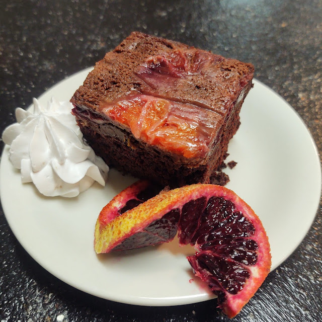 Blood Orange Chocolate Cake Special