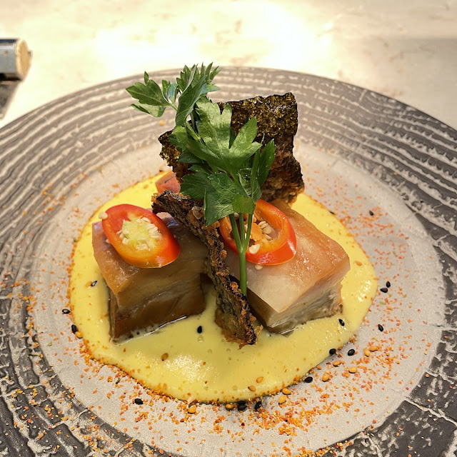 Sweet Corn Miso Pork Belly