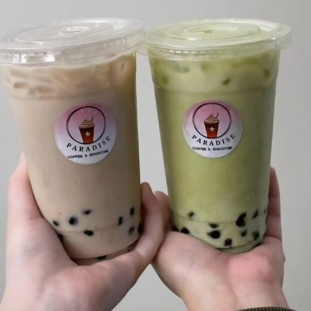 Matcha and Milk Tea