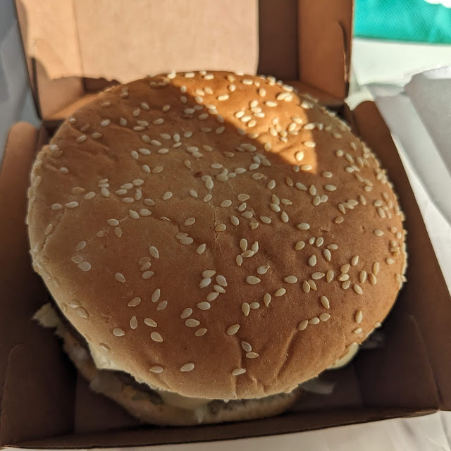 American Double Cheeseburger