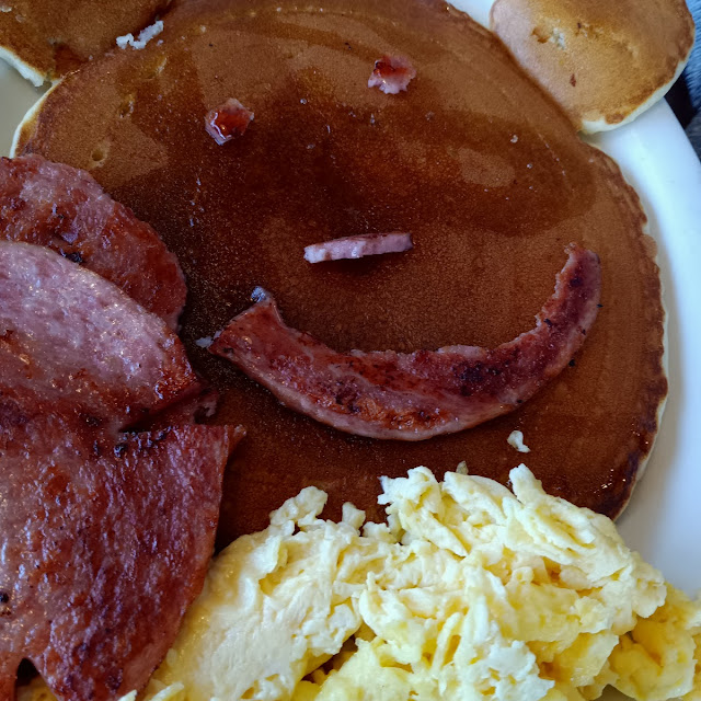 Sausage or Canadian Bacon