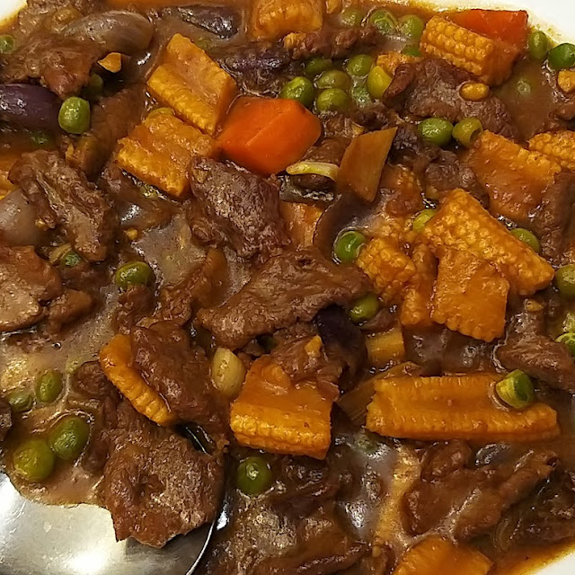 Beef with Young Corn