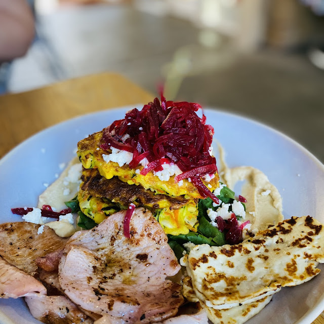 Zucchini Fritter Stack