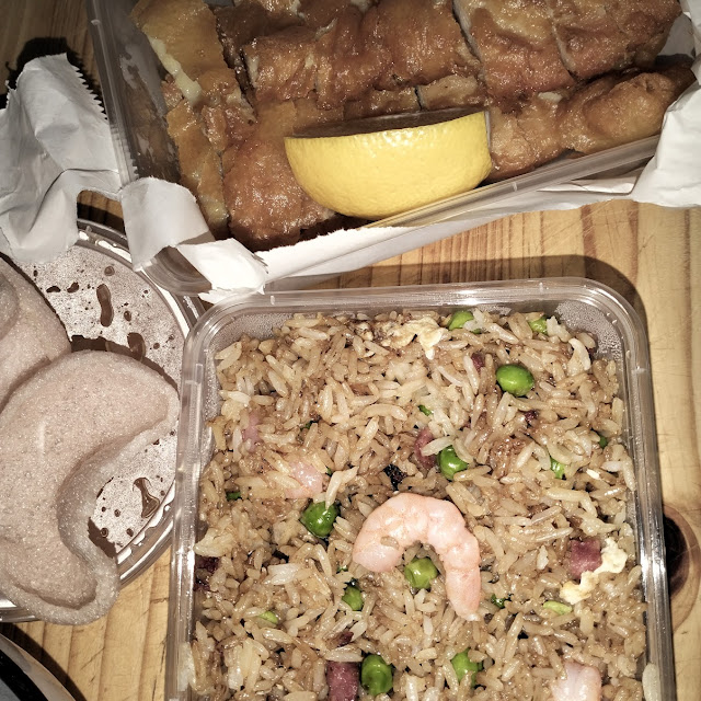 Lemon Chicken with Fried Rice