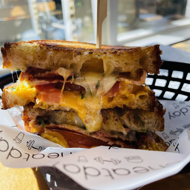Ultimate Beef Brisket Three Cheese Toastie