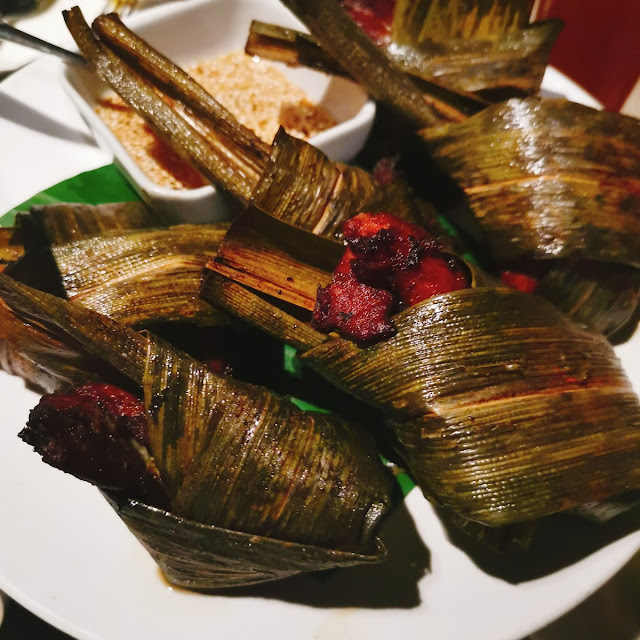 Chicken in Pandan Leaves