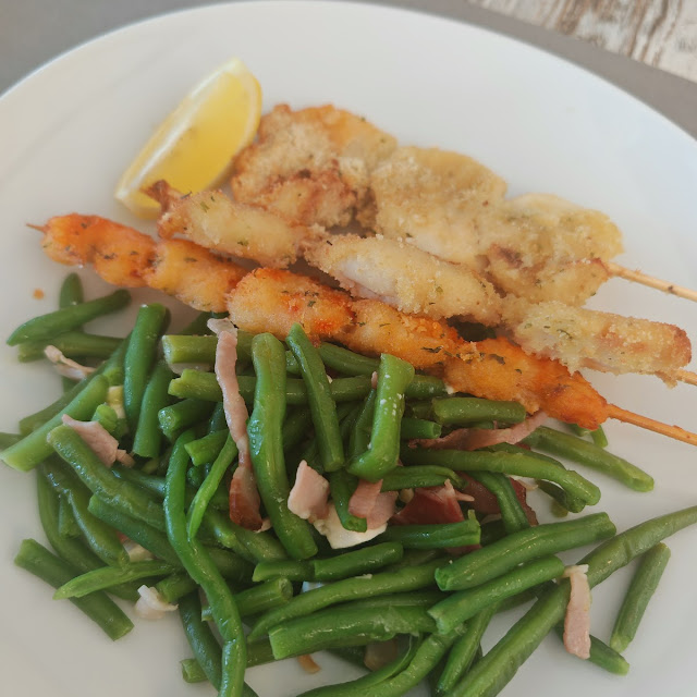 Spiedini Gamberi E Calamari