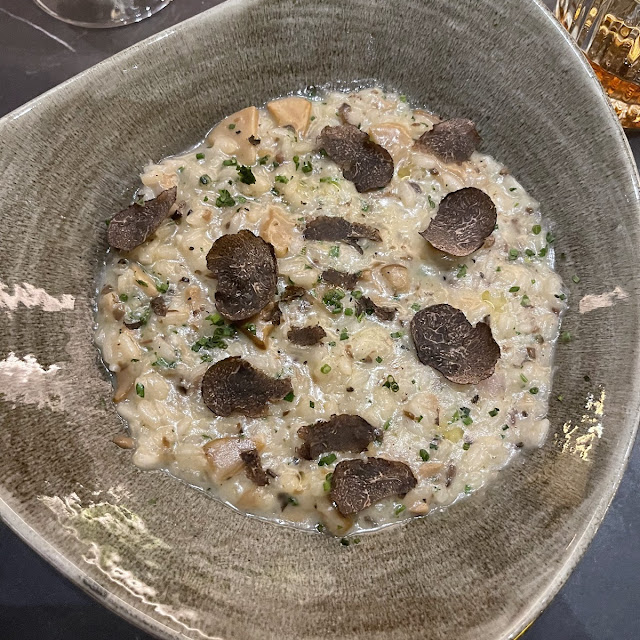 Risotto Con Boletus Trufado Parmesano Y Trufa Fresca