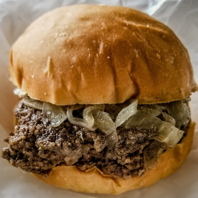 Burger with Onions