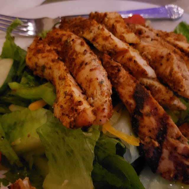 Grilled Chicken Salad w a Cajun Rub
