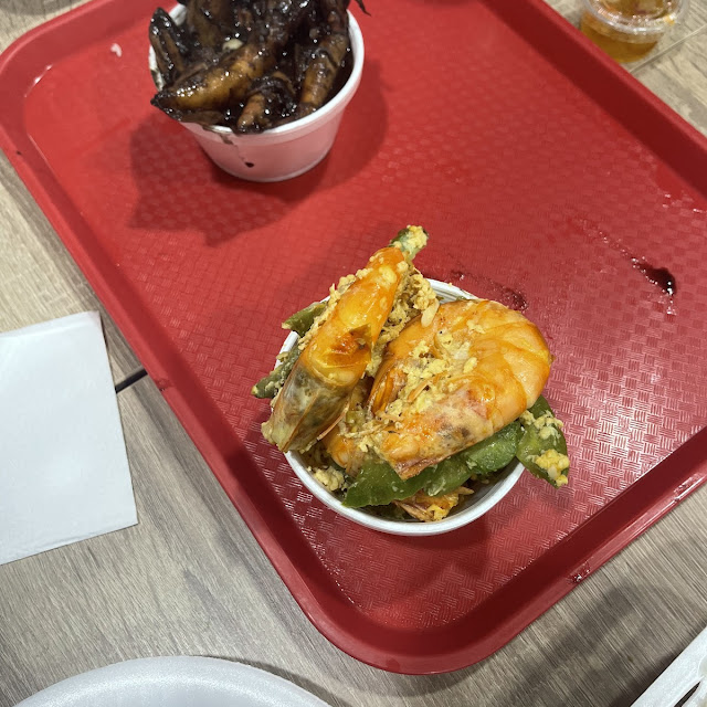 Shrimp and Bitter Melon and Eggs