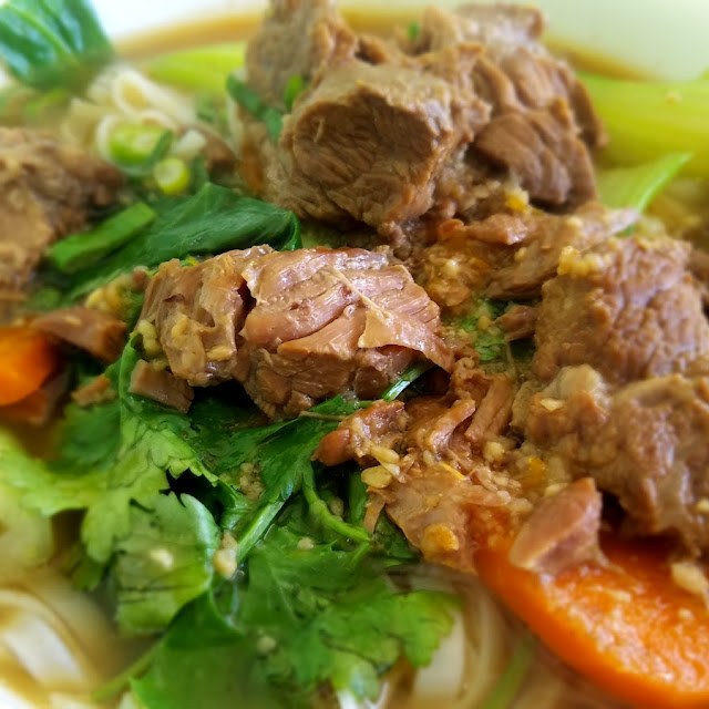 Spicy Stewed Beef with Rice Noodle