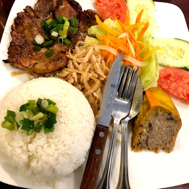 Broken Rice with Pork Chop