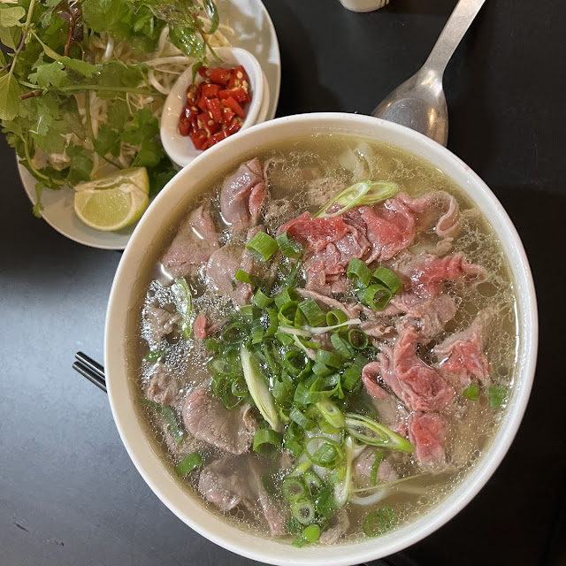 Rare Beef Rice Noodle Soup