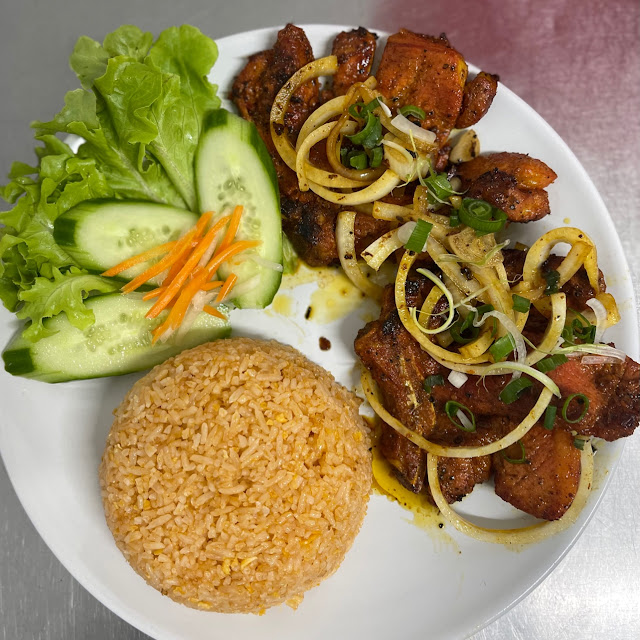 Shaking Beef with Rice