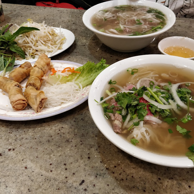 Rare Beef and Well Done Brisket Pho
