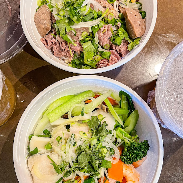 Rare Beef & Meatball Pho