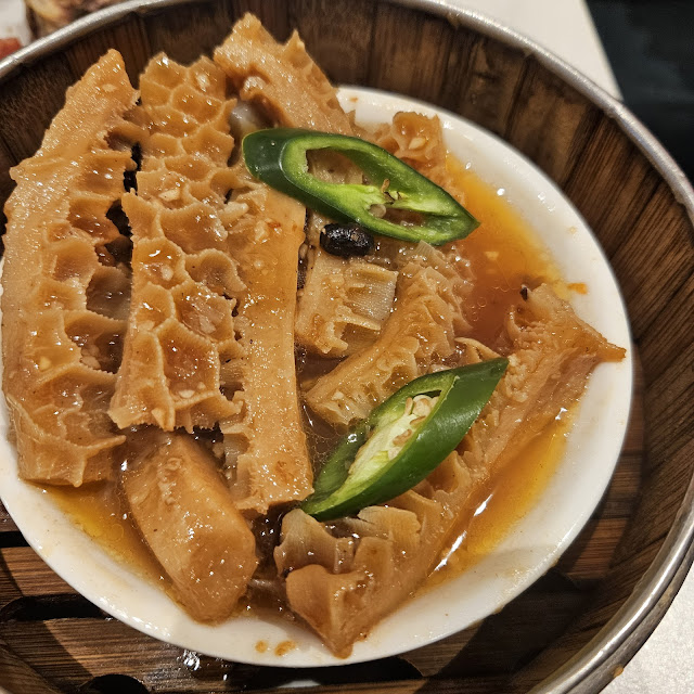 Ox Honeycomb Tripes with Satay Sauce