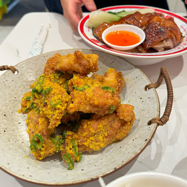 Chicken Ribs with Salted Egg Yolk Sauce