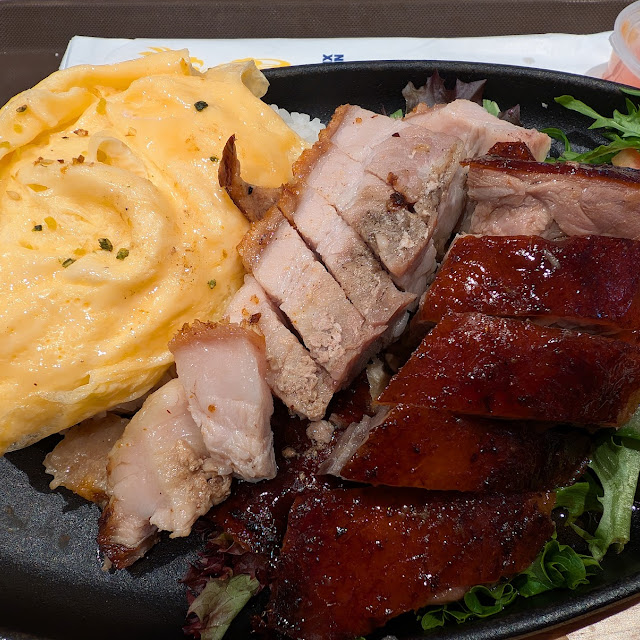 Roast Duck N Crispy Pork Set Meal