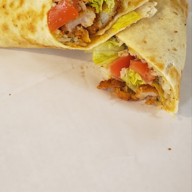 Crispy Buffalo Shrimp Wrap