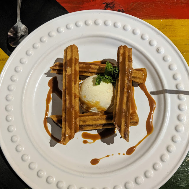 Churros with Ice Cream