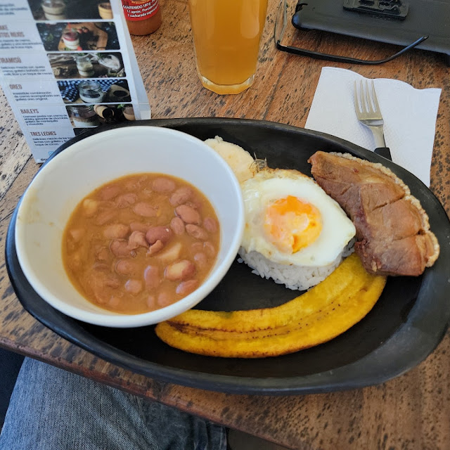 Beans and Rice with Pork Belly
