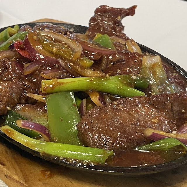Sizzling Beef in Black Bean Sauce