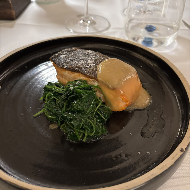 Black Cod on Parmesan Fondue and Porcini Mushrooms