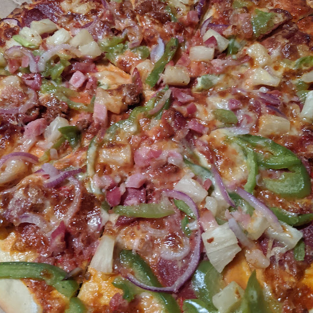 Satay Chicken Pizza
