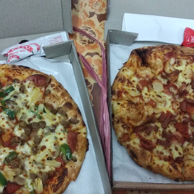 Pizza Double Box Meaty&Supreme
