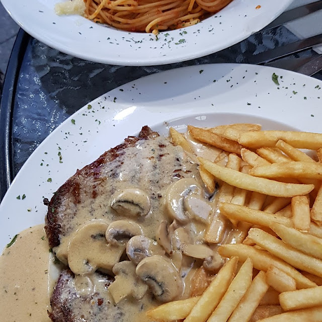 Steak with Mushrooms
