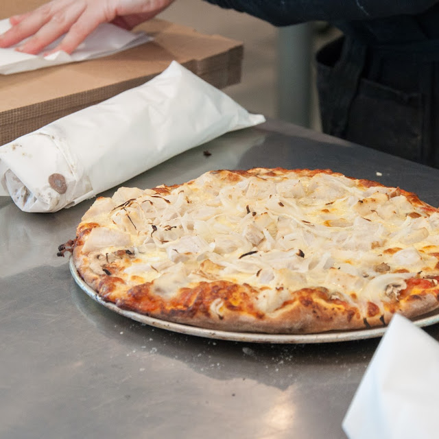 Chicken and Cheese Pizza
