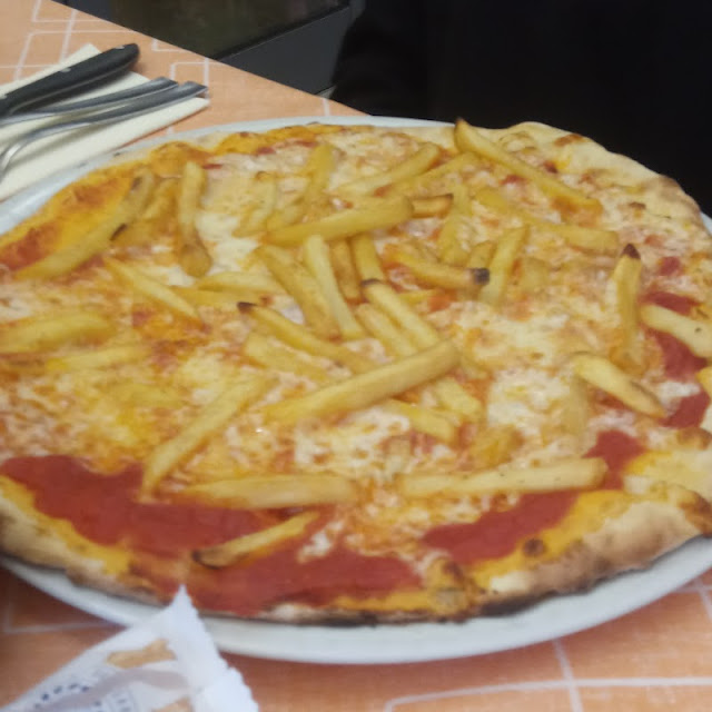 Pizza Con Patatine