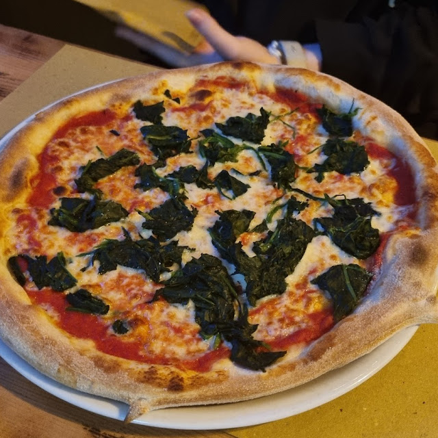 Spinat-pizza