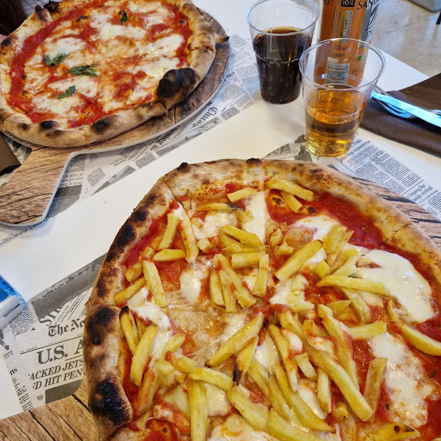 Pizza Con Patatine