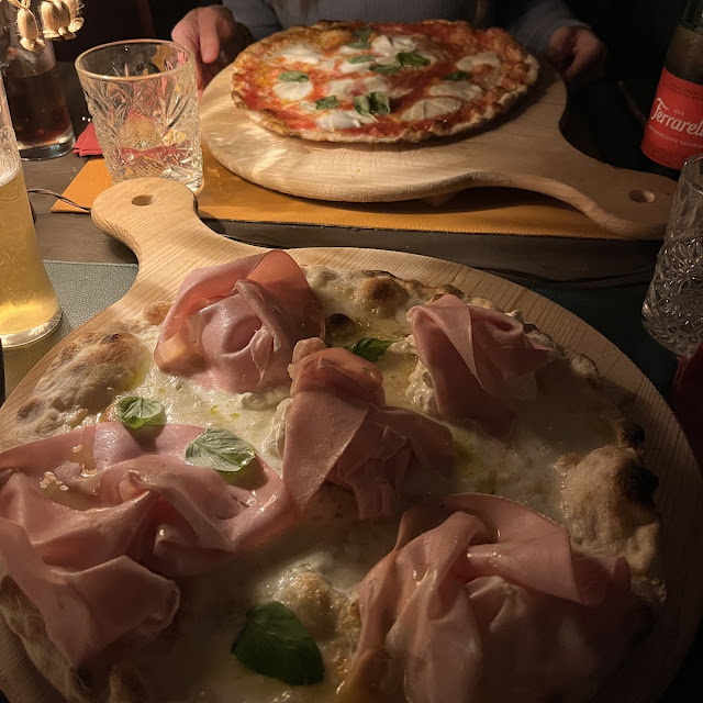Pizza Bianca Con Mortadella