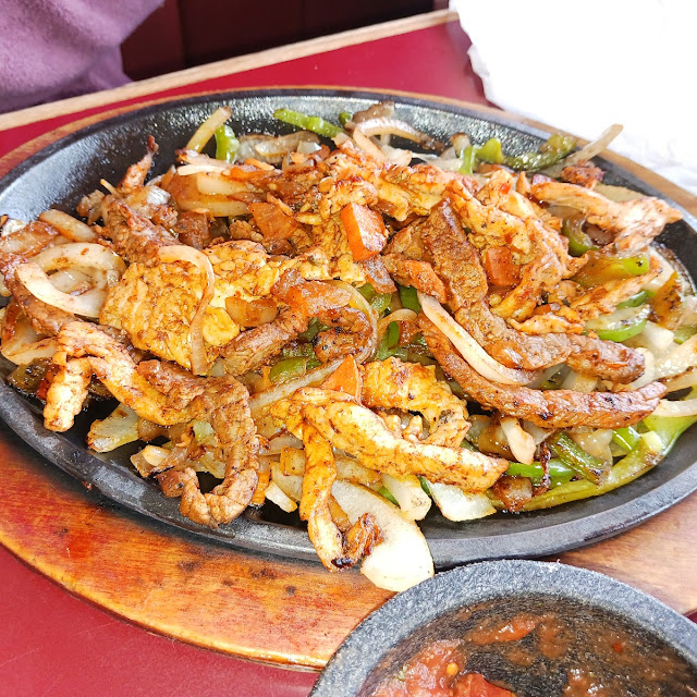 Steak and Shrimp Fajitas