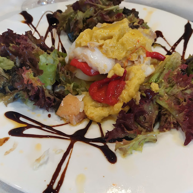 Ensalada Templada de Bacalao