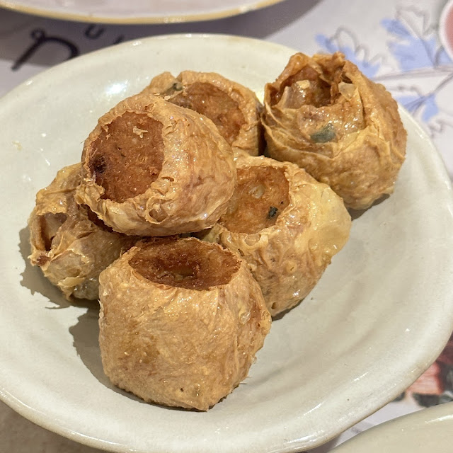 Crispy Tofu Skin Rolls with Crab
