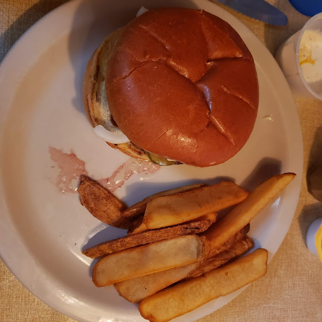 Hickory Burger with Steak Fries