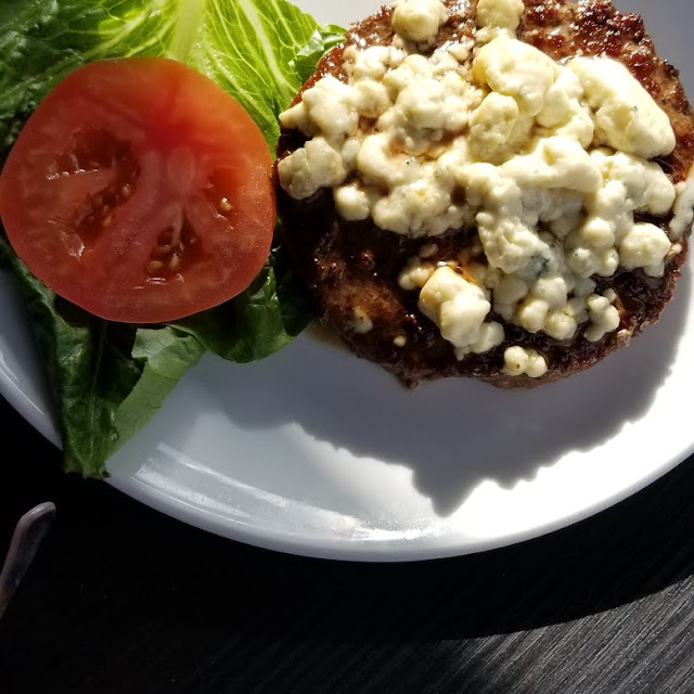 Black and Bleu Burger