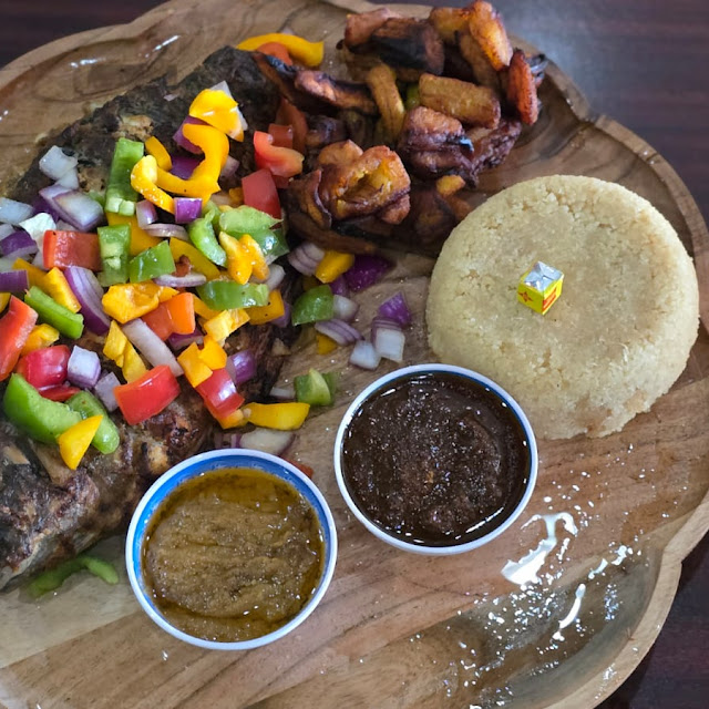 Atieke with Tilapia