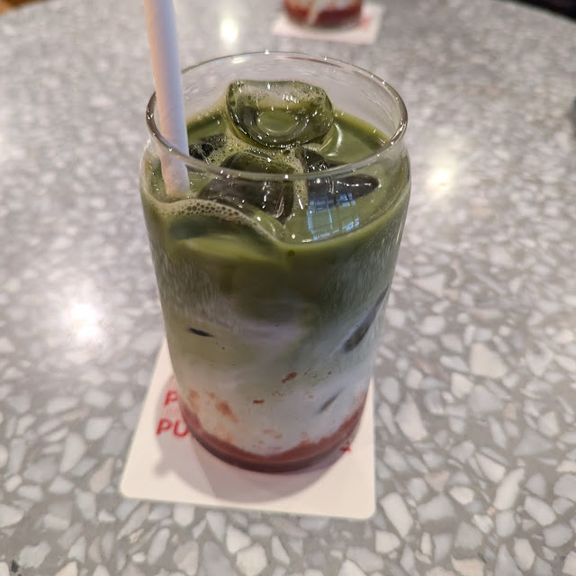 Strawberry Matcha Latte