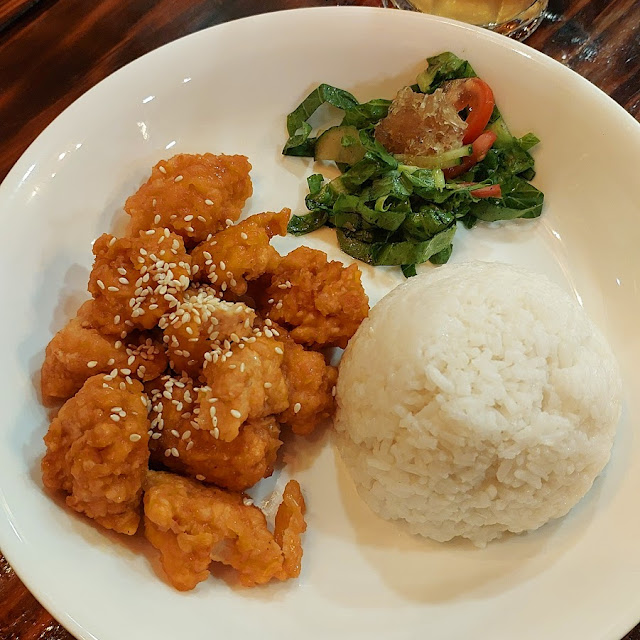 Orange Chicken Rice Meal