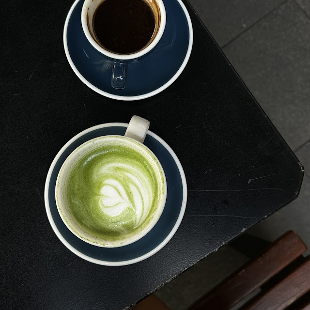 Matcha Latte with Almond Milk