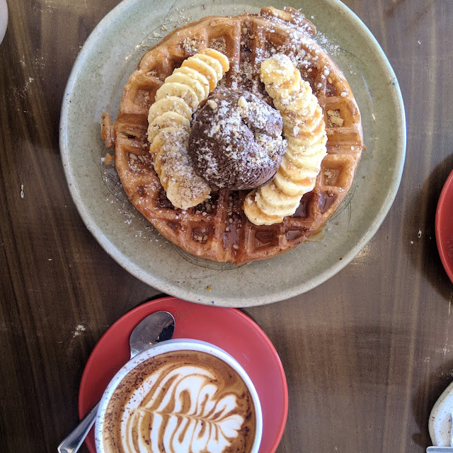 Banana Walnut Waffle