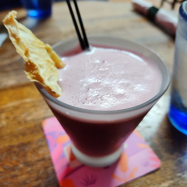 Pisco Sour with Red Corn