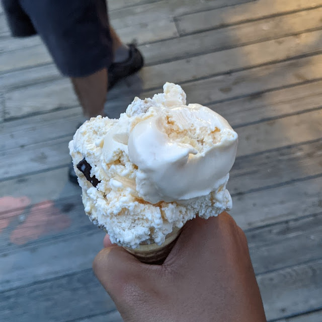 Cookies and Cream Ice Cream Cone