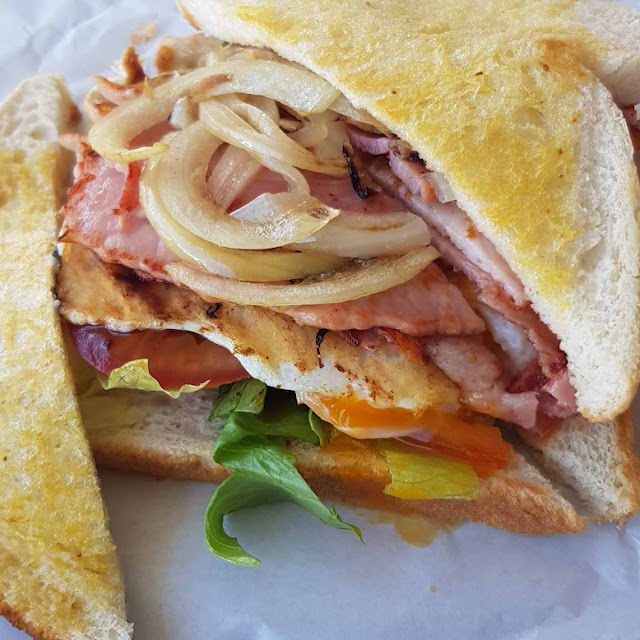 Bacon and Egg Toasted Sandwiches